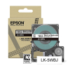 Epson LK-5WBJ cinta mate negro sobre blanco 18 mm (original) 084386 - 1