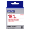 Epson LK-5WRN cinta rojo sobre blanco 18 mm (original) 083240 - 1