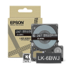 Epson LK-6BWJ cinta mate blanco sobre negro 24 mm (original) 084422 - 1