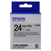 Epson LK-6SBE cinta mate negro sobre plateado 24 mm (original) 083256 - 1