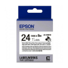 Epson LK-6WBVS Cinta de cable negro sobre blanco 24 mm (original) 084362 - 1