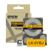 Epson LK-6YBJ cinta mate negro sobre amarillo 24 mm (original) 084408 - 1