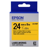 Epson LK-6YBP cinta negro sobre amarillo pastel 24 mm (original) C53S656005 083266