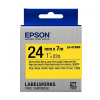 Epson LK-6YBVN Cinta negra sobre amarilla 24 mm (original) 084356 - 1
