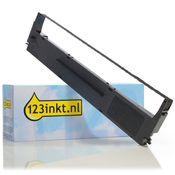 Epson S015019 (#8750) cinta entintada negra (marca 123tinta) C13S015019C 080005 - 1