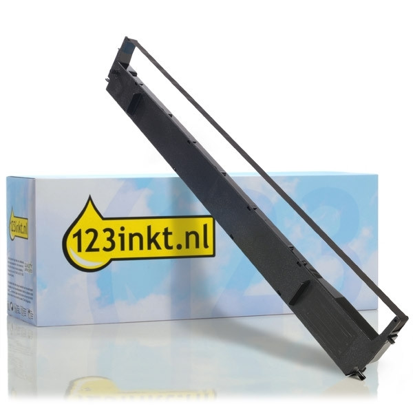 Epson S015020 (#8755) cinta entintada negra (marca 123tinta) C13S015020C 080015 - 1