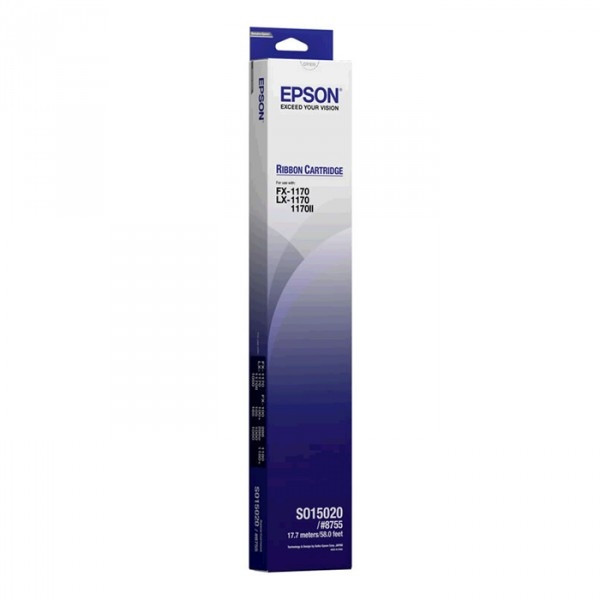 Epson S015020 (#8755) cinta entintada negra (original)