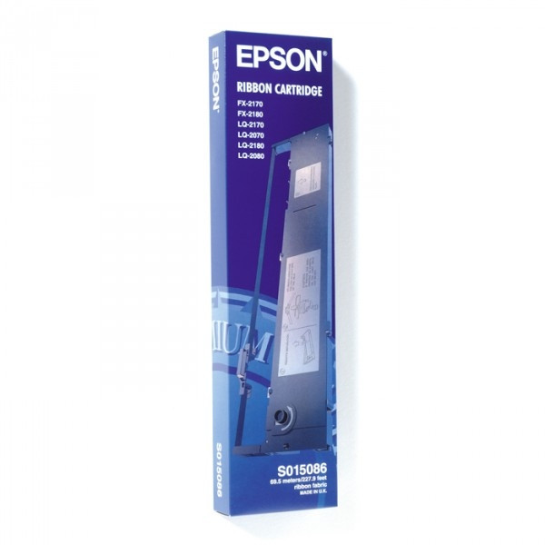 Epson S015086 cinta entintada negra (original) C13S015086 080060 - 1