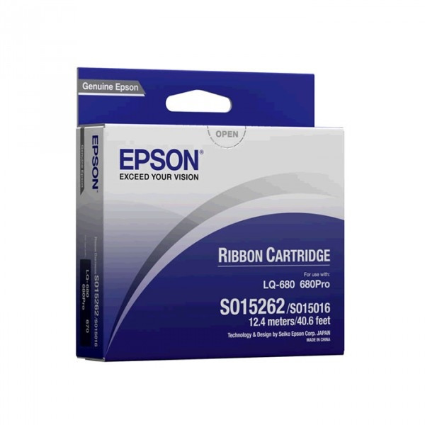 Epson S015262 cinta entintada negra (original) – imagen 2