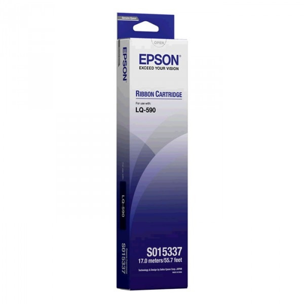 Epson S015337 cinta entintada negra (original) C13S015337 080110 - 1