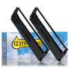 Epson S015647 cinta entintada negra 2 piezas (marca 123tinta) 084315 - 1