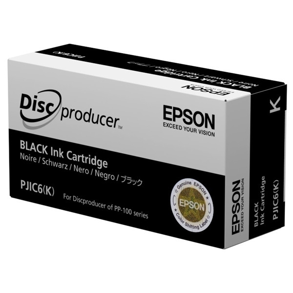 Epson S020452 cartucho negro PJIC6 (K) (original) C13S020452 026372 - 1