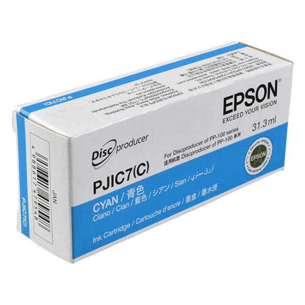 Epson S020688 cartucho de tinta cian PJIC7(C) (original) C13S020688 027210 - 1