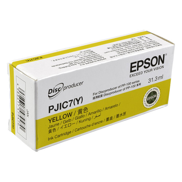 Epson S020692 cartucho de tinta amarillo PJIC7(Y) (original) C13S020692 027214 - 1