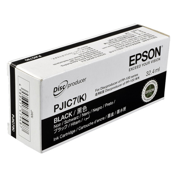 Epson S020693 cartucho de tinta negra PJIC7(K) (original) C13S020693 027208 - 1