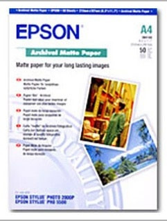 Epson S041342 papel mate Archival | 189 gramos | A4 | 50 hojas C13S041342 064610 - 1