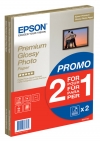 Epson S042169 papel fotográfico Premium Glossy 255 g/m2 A4 (2 x 15 hojas)