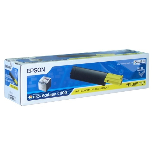 Epson S050187 toner amarillo alta capacidad (original) C13S050187 027790 - 1