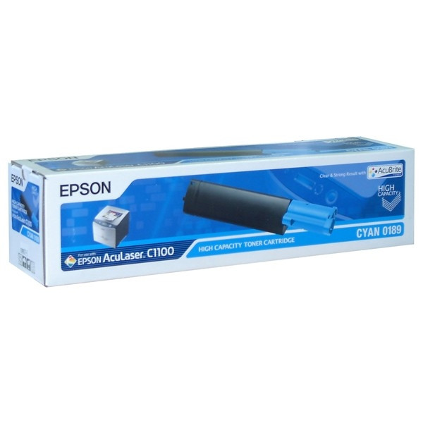 Epson S050189 Toner cian de alta capacidad (original) C13S050189 027780 - 1