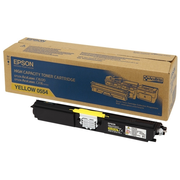 Epson S050554 toner amarillo alta capacidad (original) C13S050554 028194 - 1