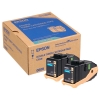 Epson S050608 Pack doble toner cian (original) 028302 - 1