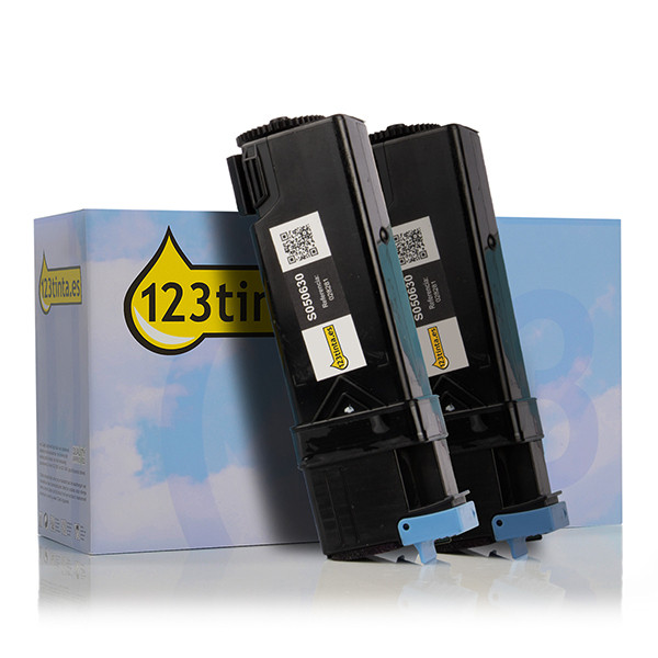 Epson S050631 toner negro (marca 123tinta) | Pack 2 uds 132155 - 1