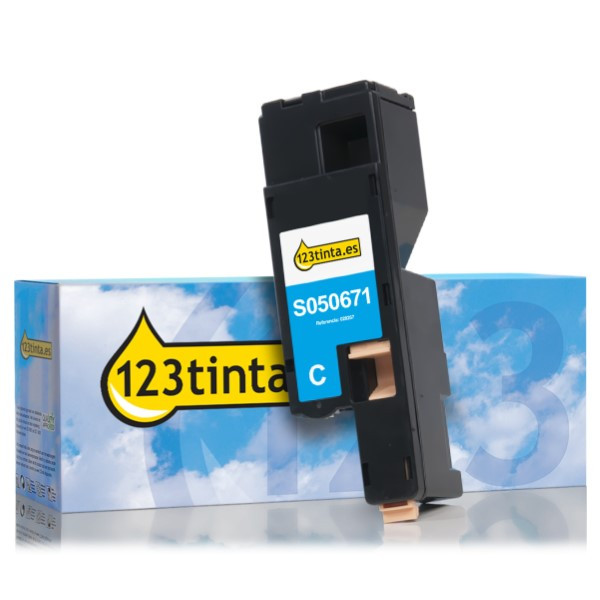 Epson S050671 toner cian (marca 123tinta) C13S050671C 028267 - 1
