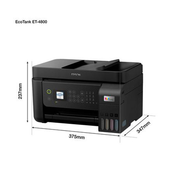 SEGUNDA OPORTUNIDAD - Epson EcoTank ET-4800 impresora de inyección de tinta all-in-one A4 con WiFi (4 en 1) 847658 - 10