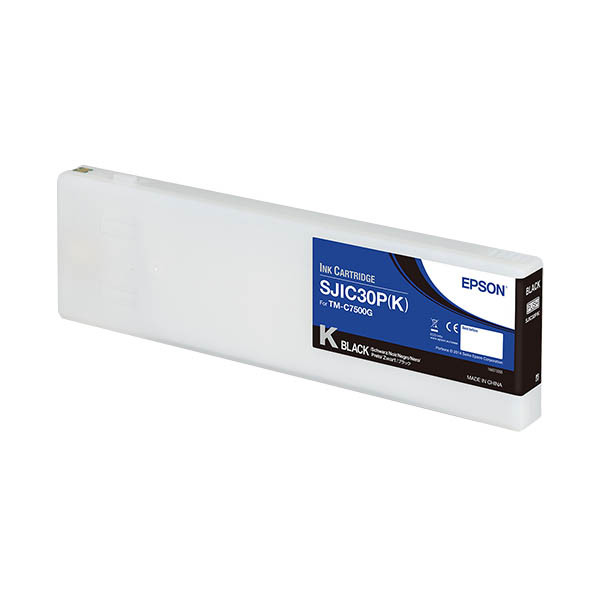 Epson SJIC30P (K) cartucho de tinta negro (original) 026766 - 1