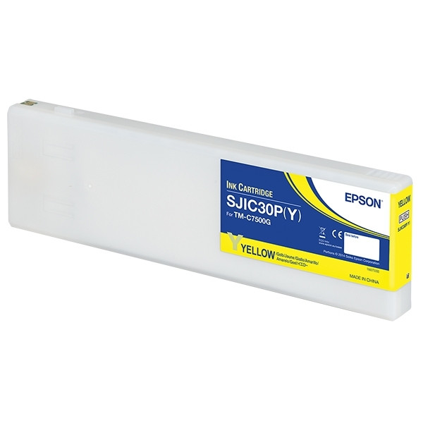 Epson SJIC30P (Y) cartucho de tinta amarillo (original) C33S020642 026772 - 1