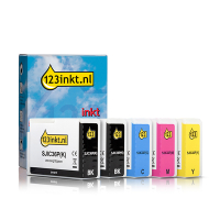 Epson SJIC36P Pack ahorro 2x negro + 3 colores (marca 123tinta)  160823