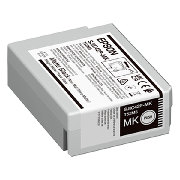 Epson SJIC42P-MK cartucho de tinta negro mate (original) – imagen 2