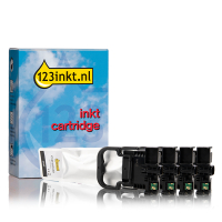 Epson Serie C13T11D cartuchos de tinta (marca 123tinta) | Pack negro + 3 colores