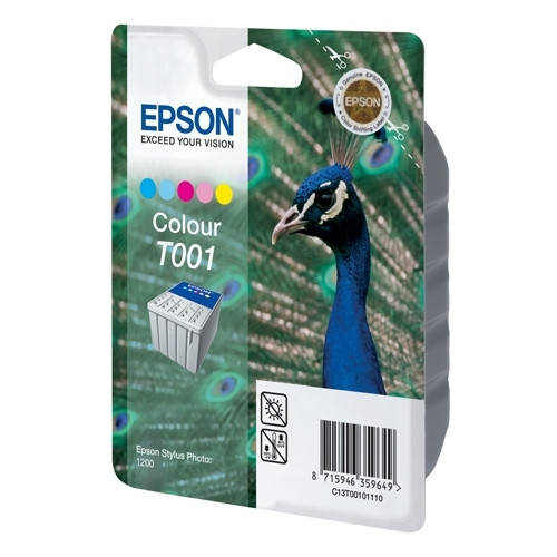 Epson T001 cartucho 5 colores (original) C13T00101110 020410 - 1