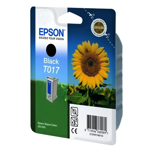 Epson T017 cartucho de tinta negro (original) C13T01740110 020540 - 1