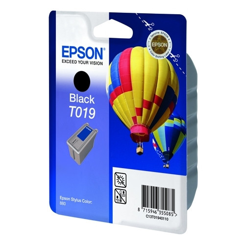 Epson T019 cartucho de tinta negro (original) C13T01940110 020560 - 1