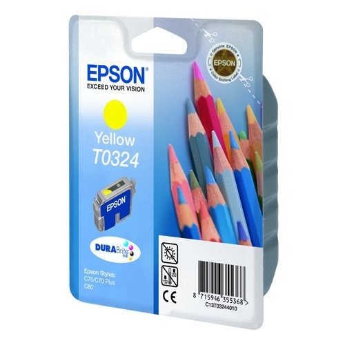 Epson T0324 cartucho de tinta amarillo (original) C13T03244010 021150 - 1