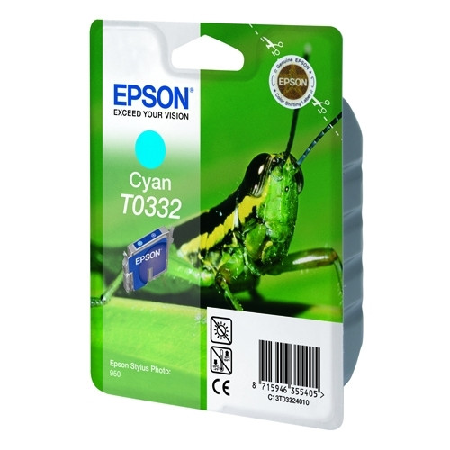 Epson T0332 cartucho de tinta cian (original) C13T03324010 021170 - 1