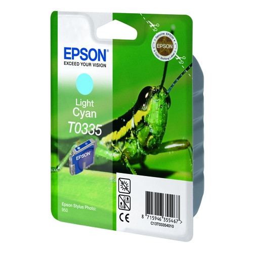 Epson T0335 cartucho cian claro (original) C13T03354010 902650 - 1
