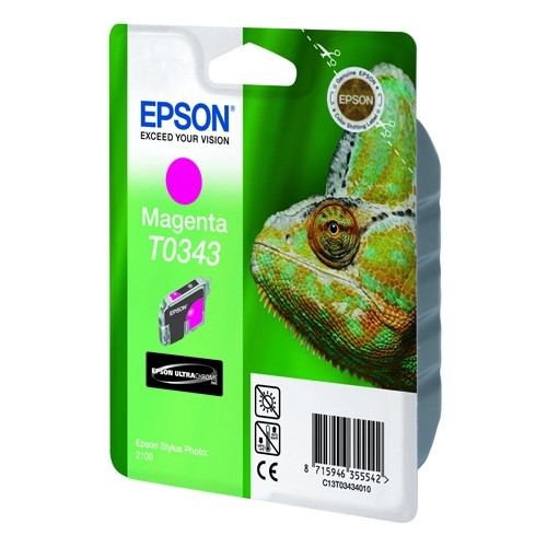 Epson T0343 cartucho de tinta magenta (original) C13T03434010 022250 - 1