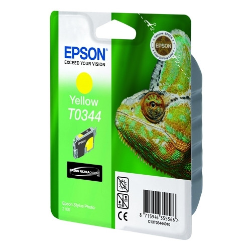 Epson T0344 cartucho de tinta amarillo (original) C13T03444010 022270 - 1