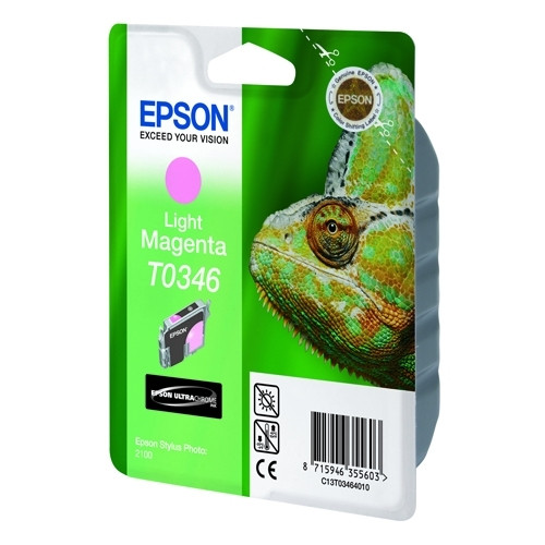 Epson T0346 cartucho magenta claro (original) C13T03464010 022310 - 1
