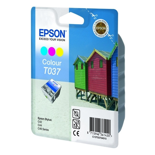Epson T037 cartucho tricolor (original)