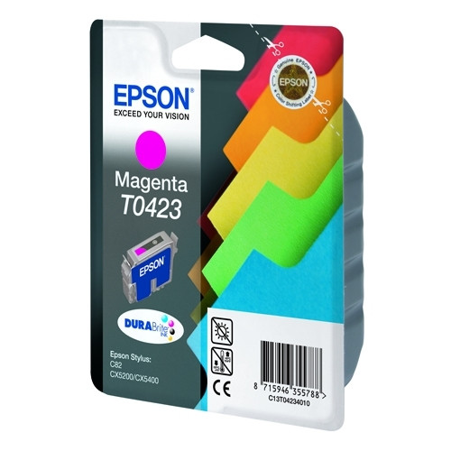 Epson T0423 cartucho de tinta magenta (original) C13T04234010 022170 - 1
