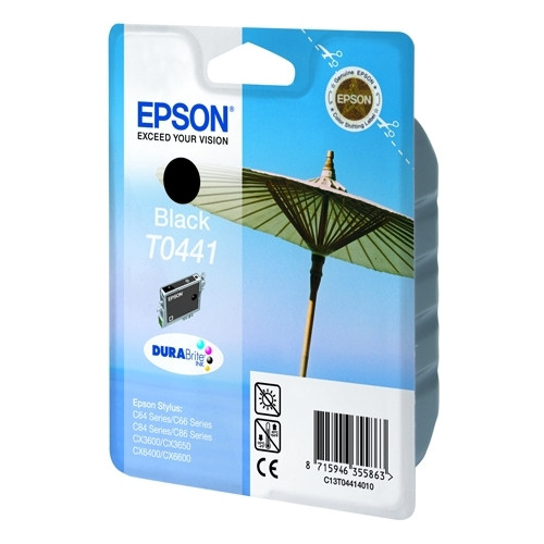 Epson T0441 cartucho de tinta negro (original) C13T04414010 022390 - 1