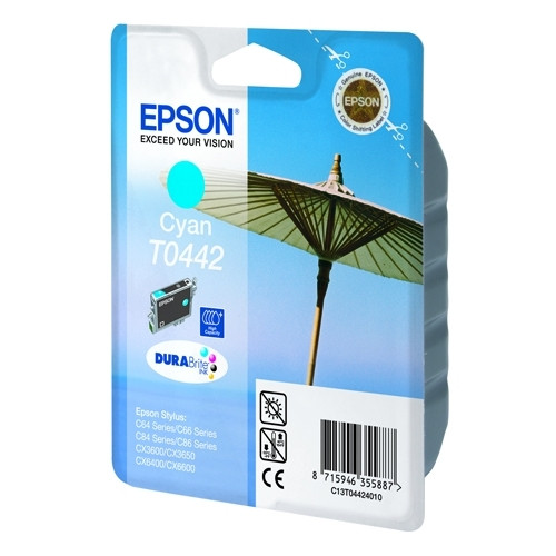 Epson T0442 cartucho de tinta cian XL (original) C13T04424010 022410 - 1