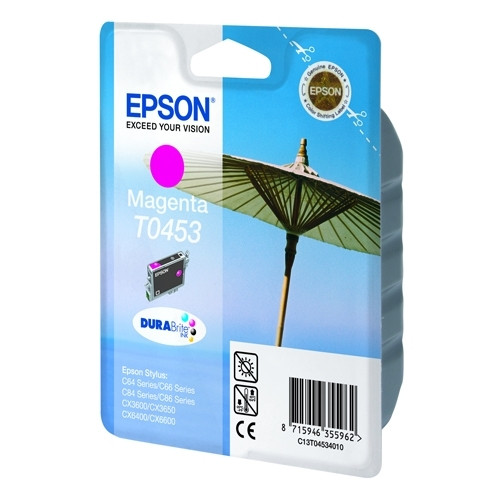 Epson T0453 cartucho de tinta magenta (original) C13T04534010 022490 - 1