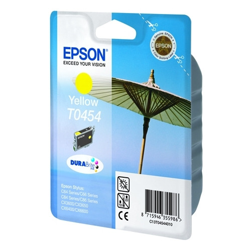 Epson T0454 cartucho de tinta amarillo (original) C13T04544010 022510 - 1