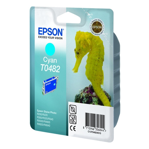 Epson T0482 cartucho de tinta cian (original) C13T04824010 022550 - 1