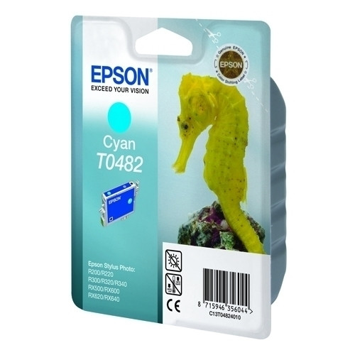 Epson T0482 cartucho de tinta cian (original) C13T04824010 900771 - 1